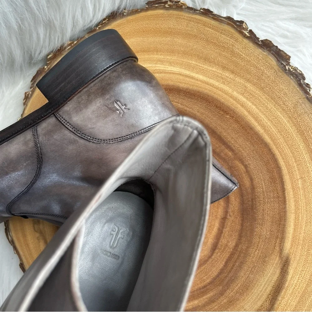 Frye Gray Ankle Boots - Picture 11 of 12